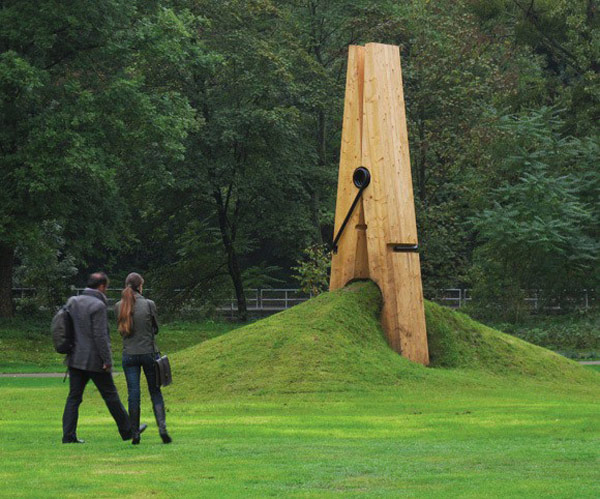  Giant Clothespin Sculpture